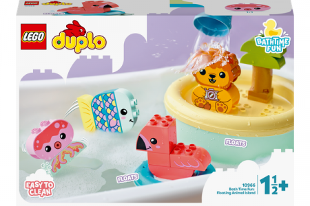 10966 LEGO® DUPLO® Creative Play Maudynių pramogos: plūduriuojanti gyvūnų sala 10966