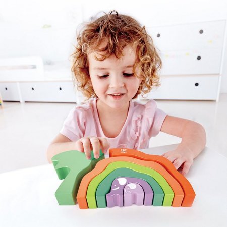 HAPE sudedami blokeliai Safari Elephant, E0489A E0489A