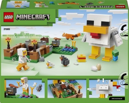 21585 LEGO® Minecraft® Viščiukų ūkis 