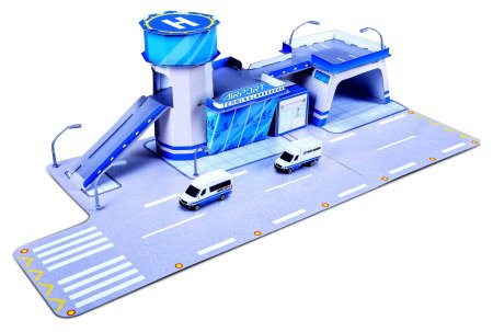 MAISTO DIE CAST žaidimų komplektas Fresh Metal Airport Terminal, 12529 