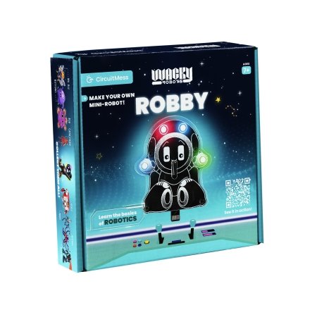 CIRCUITMESS Wacky Robot mokomasis STEM rinkinys Robby, CM-SA-ROBBY 