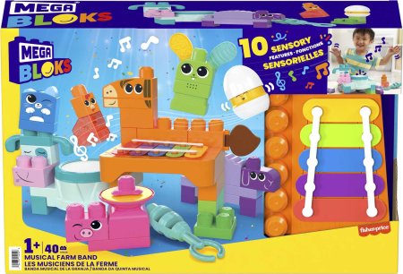 MEGA BLOKS rinkinys Muzikinė ūkio grupė, HPB46 HPB46