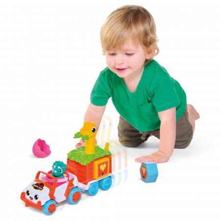 TOMY mašinėlės rinkinys su dinozauru Dino Rescue Ranger, E73253 E73253