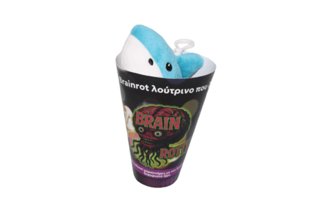 BRAIN ROT kalbantis pliušinis pakabukas 15 cm, asort., BD1270 