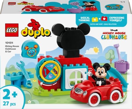 10454 LEGO® DUPLO® Disney™ Peliuko Mikio klubas ir automobilis 
