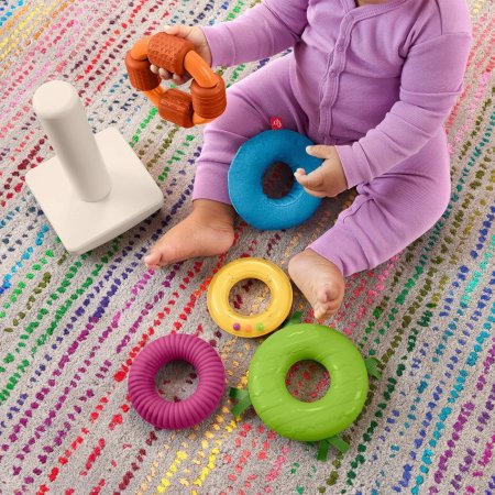 FISHER PRICE Bokštelis supk ir statyk jutiminis, HXK47 