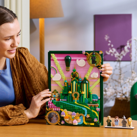 75685 LEGO® Wicked Emerald City kabinamas meno kūrinys 