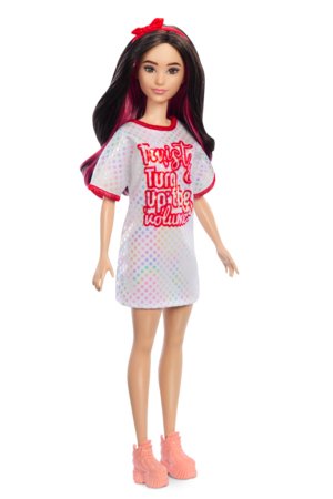 BARBIE madistė laisvalaikio stiliaus suknele, HRH12 