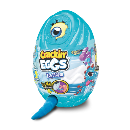 CRACKIN EGGS pliušinis riaumojantis dinozauras Dino Ice, asort., SK003A1 