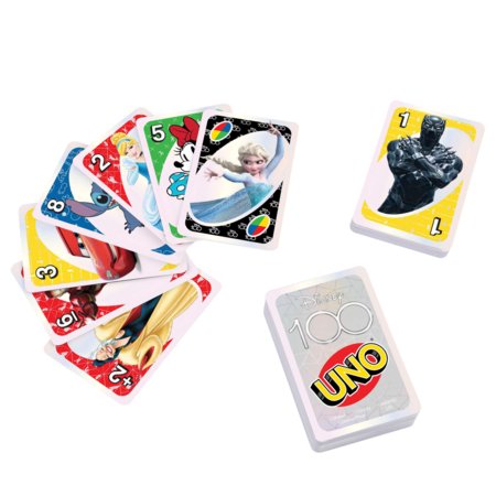 MATTEL GAMES UNO kortos skirtos DISNEY 100 m. jubiliejui, HPW21 HPW21