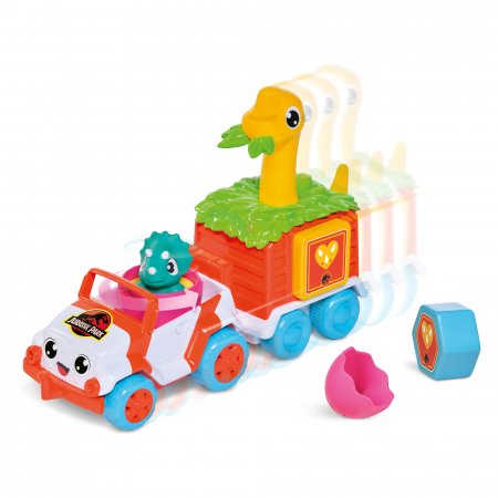 TOMY mašinėlės rinkinys su dinozauru Dino Rescue Ranger, E73253 E73253
