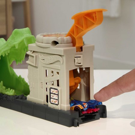 HOT WHEELS City Nemesis Gator Pizza Shop, HKX39 HKX39