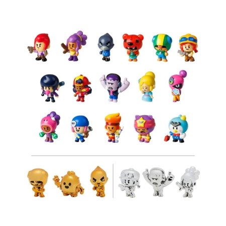 BRAWL STARS Trys figūrėlės asort., BRW2021 