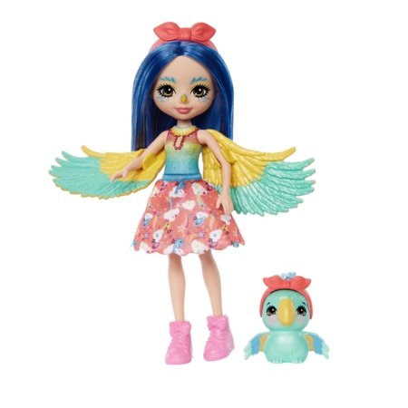 ENCHANTIMALS herojė papūgėlė Prita su gyvūnėliu, HHB89 HHB89