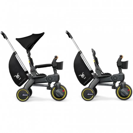 DOONA triratukas Liki Trike S5 - Nitro Black SP550-99-033-015