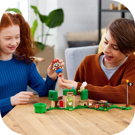 71406 LEGO® Super Mario Yoshi dovanų namelio papildomas rinkinys 71406