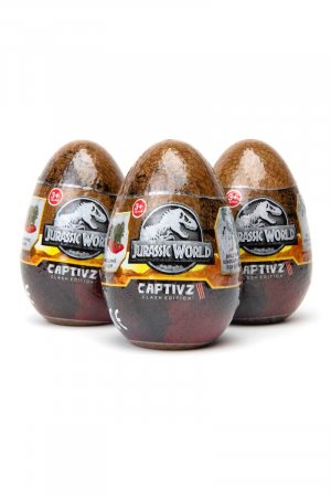 CAPTIVZ slaimo kiaušinis su dinozauro figūrėle Clash Edition, TM-JW-BESE12PQ TM-JW-BESE12PQ