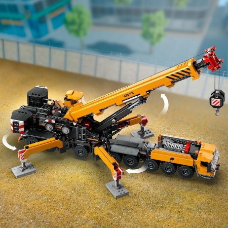 60409 LEGO® City Big Vehicles Geltonas mobilus statybų kranas 