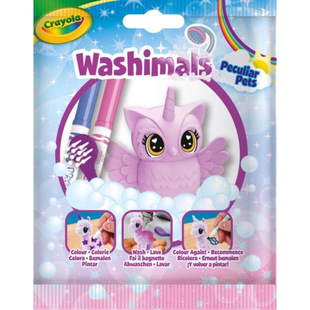 CRAYOLA kūrybinis rinkinys Washimals Pastel Peculair Pets, 74-0240 