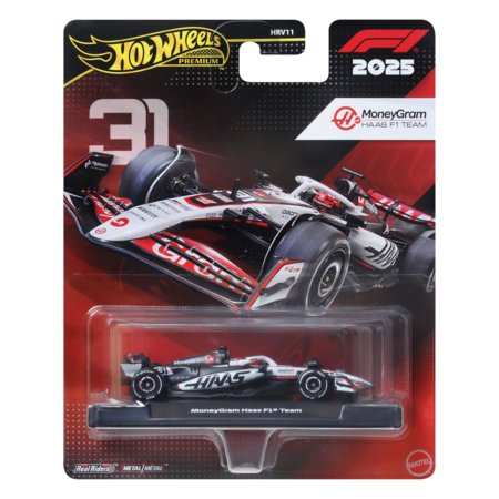 HOT WHEELS 1:64 Premium F1 Haas Esteban Ocon bolidas, JKD78 