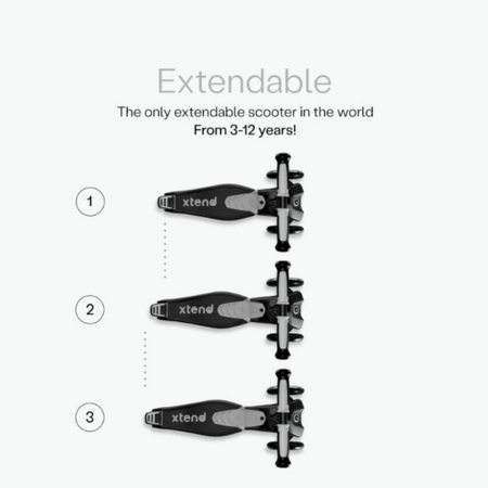 SmarTrike Xtend paspirtukas, pilkas, 2401307 
