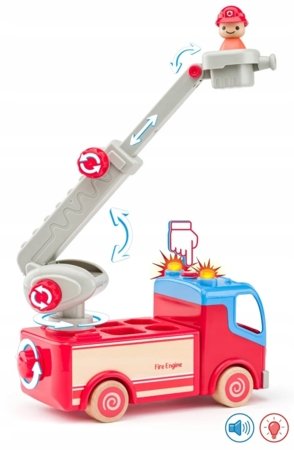 WOODY gaisrinis automobilis su garsias ir šviesa, 02192052 