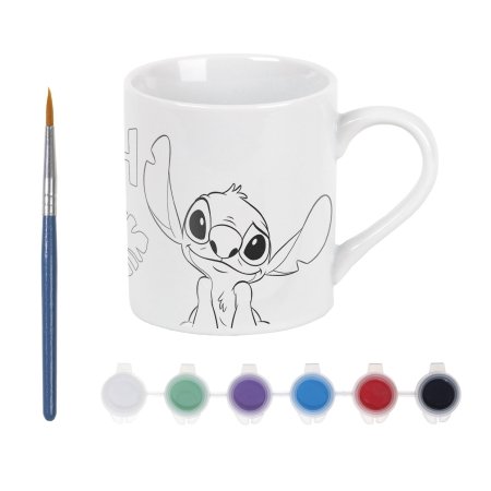 TOTUM DISNEY STITCH keraminis spalvinamas puodelis, 700154 