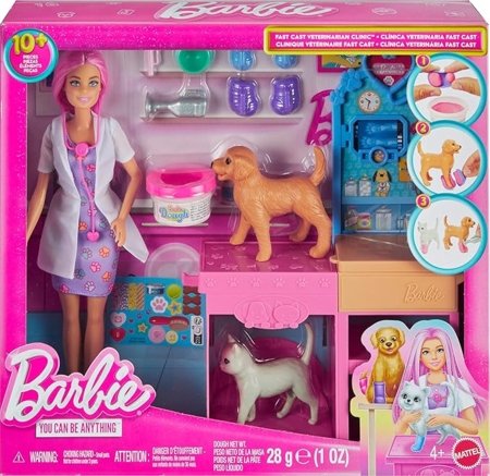 BARBIE lėlės veterinarės rinkinys, JFX93 