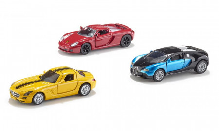 SIKU dovanų rinkinys Sportiniai automodeliai, 6301 6301