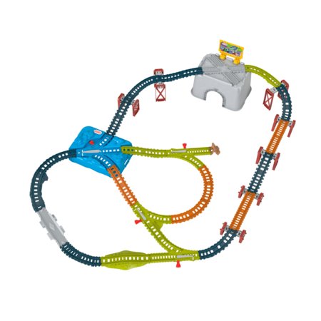 THOMAS AND FRIENDS traukinio trasos rinkinys Bėgiai dėžėjė, HNP81 HNP81