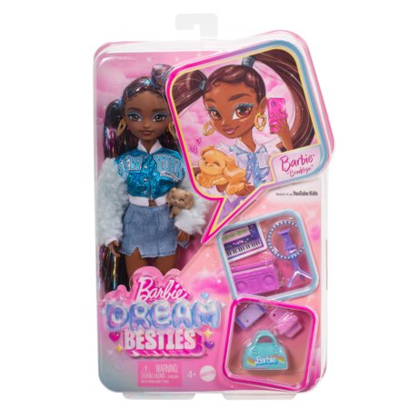 BARBIE Dream Besties lėlė Brooklyn, HYC22 