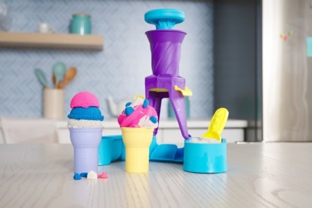 KINETIC SAND kinetinio smėlio rinkinys Soft serve station, 6068385 