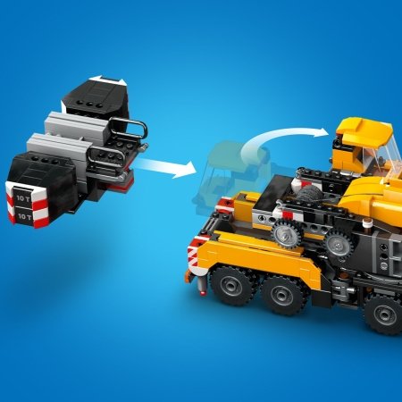60409 LEGO® City Big Vehicles Geltonas mobilus statybų kranas 