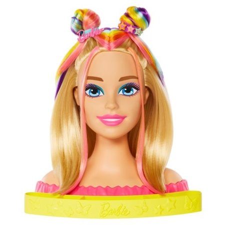 BARBIE Styling Head vaivorykštės spalvų stilizavimo galva, HMD78 HMD78