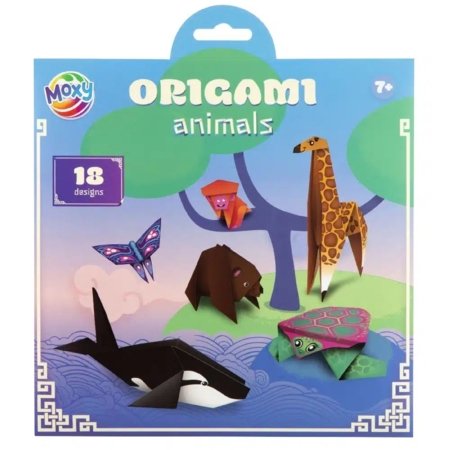 MOXY kūrybinis rinkinys Origami paukščiai/gyvūnai, asort., 100111 