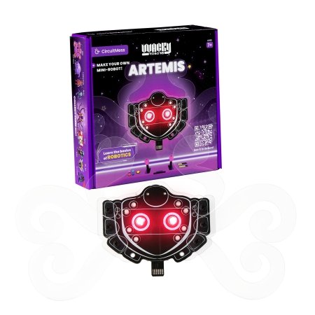 CIRCUITMESS Wacky Robot mokomasis STEM rinkinys Artemis, CM-SA-ARTEMIS 