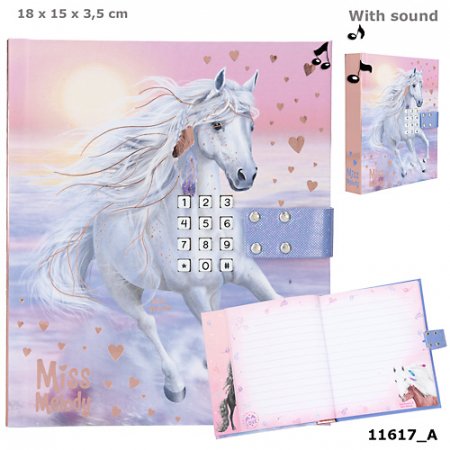 MISS MELODY dienoraštis su elektroniniu kodu ir melodija, 11617 11617