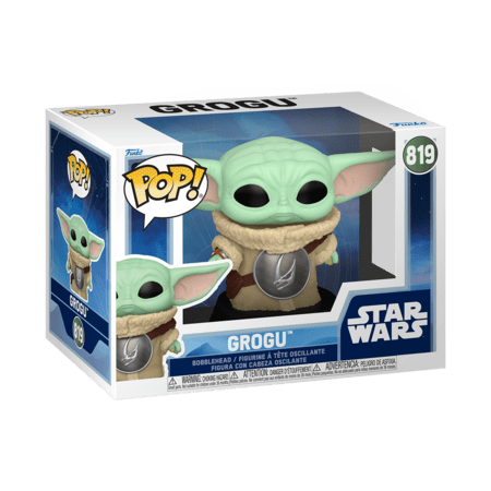 FUNKO POP! vinilinė figūrėlė: Star Wars: Mandalorian & Grogu - Grogu, 90447 