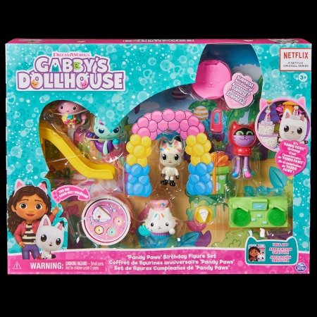 GABBY'S DOLLHOUSE Pandy Paws gimtadienio figūrėlių rinkinys, 6069141 