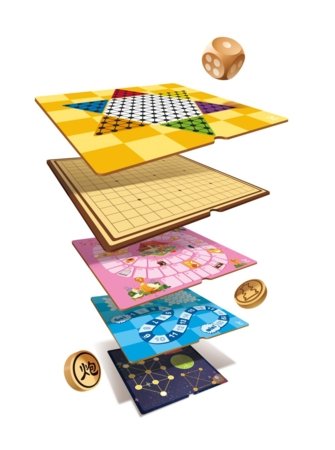 HAPE stalo žaidimų rinkinys 22in 1, E4325A 