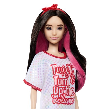 BARBIE madistė laisvalaikio stiliaus suknele, HRH12 