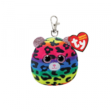 TY Squishy Beanies minkštas pakabukas leopardas DOTTY, TY39568 TY39568