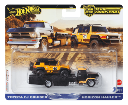 HOT WHEELS automodeliukas Vilkikas su automobiliu asort., FLF56