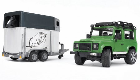 BR Džipas Land Rover Defender su priekaba žirgams, 02592 02592