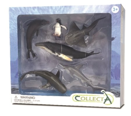 COLLECTA figūrėlių rinkinys su jūros gyventojais, 6 vnt, 84050 