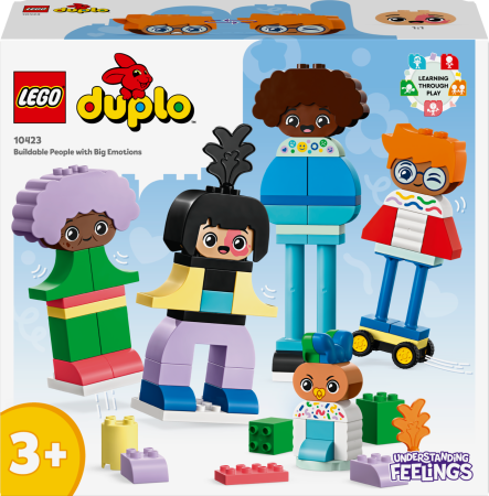 10423 LEGO® DUPLO Town Konstruojami Emocijų Žmogeliukai 