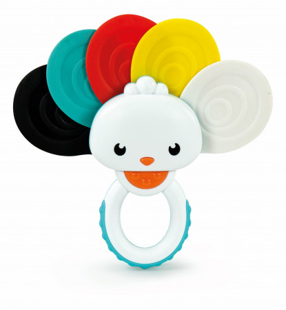 CLEMENTONI Baby barškutis Rainbow Peacock, 17325 17325