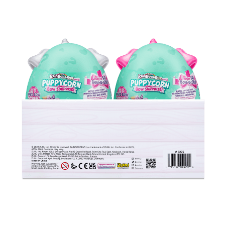RAINBOCORNS pliušinių žaislų rinkinys Sparkle Heart Surprise Combo, 6 serija, Puppycorn Surprise Bow, 2 vnt, 9275 
