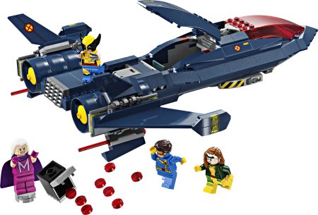 76281 LEGO® Super Heroes Marvel Iksmenų X-Reaktyvinis Lėkuvas 