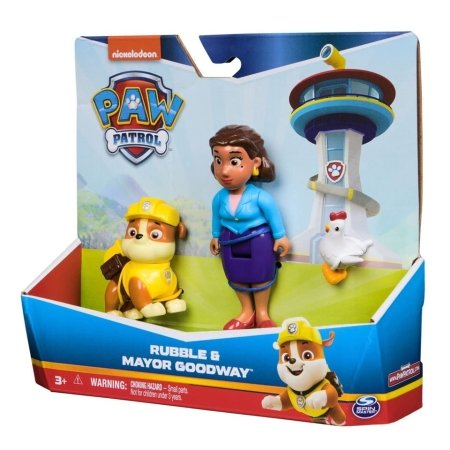 PAW PATROL figūrėlė Hero Pup Core Rubble, 6070749 